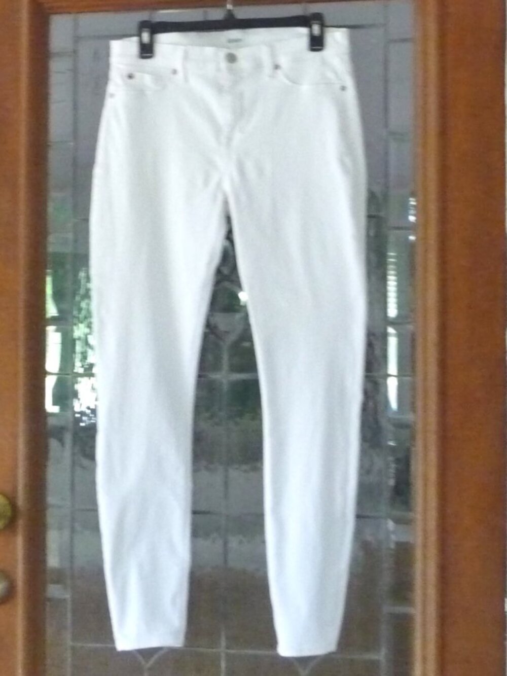 HUDSON SIZE 29 WHITE JEANS ANKLE SKINNY - Picture 2 of 14